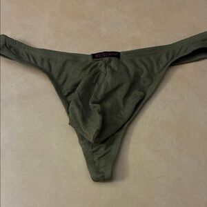 Ergowear mens M Olive Green Thong